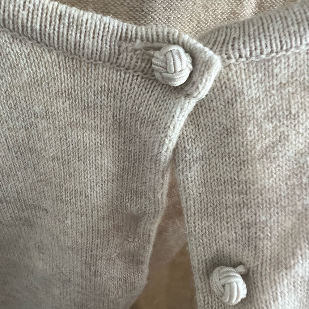 Ralph Lauren Beige Knit Cardigan Medium. - Picture 10 of 10